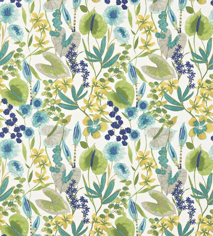 Nalina Fabric by Harlequin Zest/Lagoon/Gooseberry