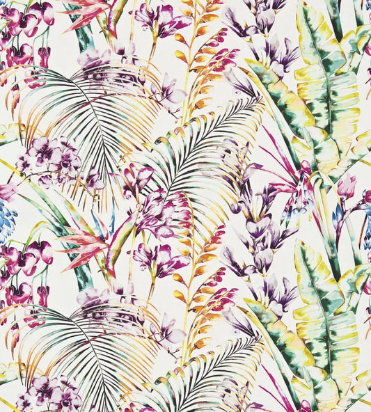 Paradise Fabric by Harlequin Papaya/Flamingo/Apple