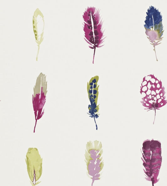 Limosa Wallpaper by Harlequin Loganberry/Raspberry/Olive