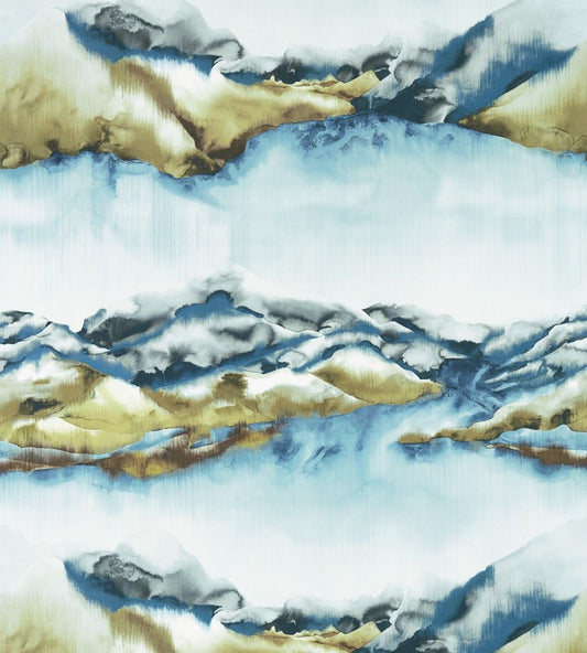 Kailani Fabric by Harlequin Lagoon/Linden