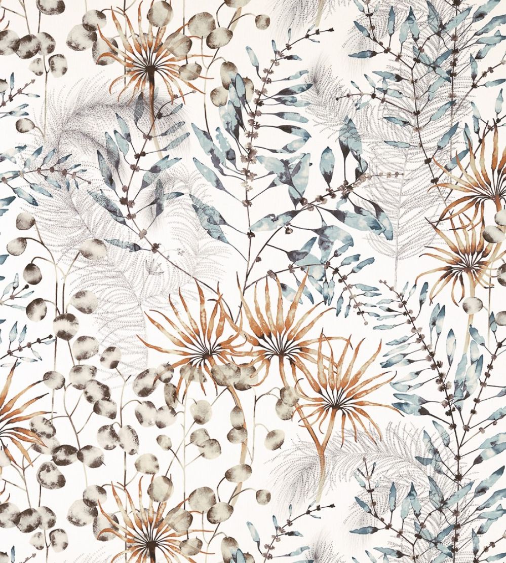 Postelia Fabric by Harlequin Amber/Slate
