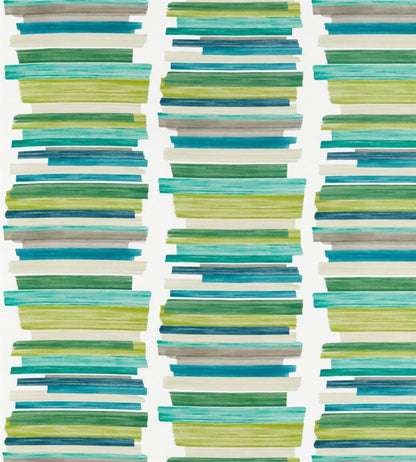 Calcine Fabric by Harlequin Emerald / Zest / Marine