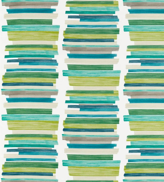 Calcine Fabric by Harlequin Emerald / Zest / Marine