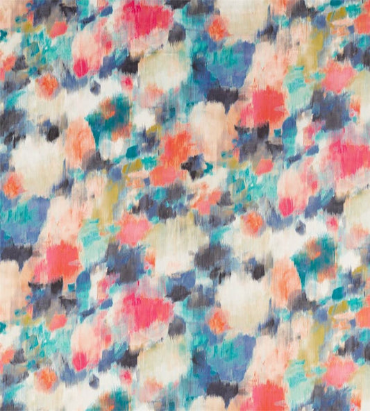 Exuberance Fabric by Harlequin Teal / Fuchsia / Mandarin