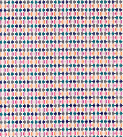 Maiolica Fabric by Harlequin Fuchsia/Mandarin/Indigo