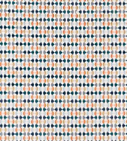 Maiolica Fabric by Harlequin Paprika/Teal/Ochre