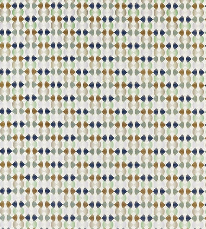 Maiolica Fabric by Harlequin Ink/Wasabi/Gold