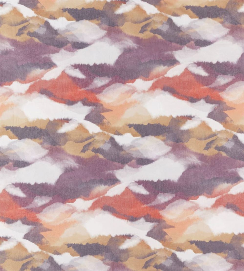 Minako Fabric by Harlequin Paprika/Plum