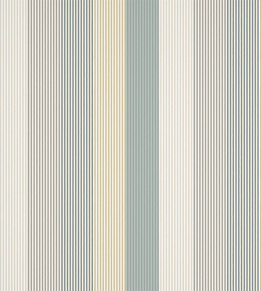 Funfair Stripe Fabric by Harlequin Calico/Cloud/Pebble/Duckegg