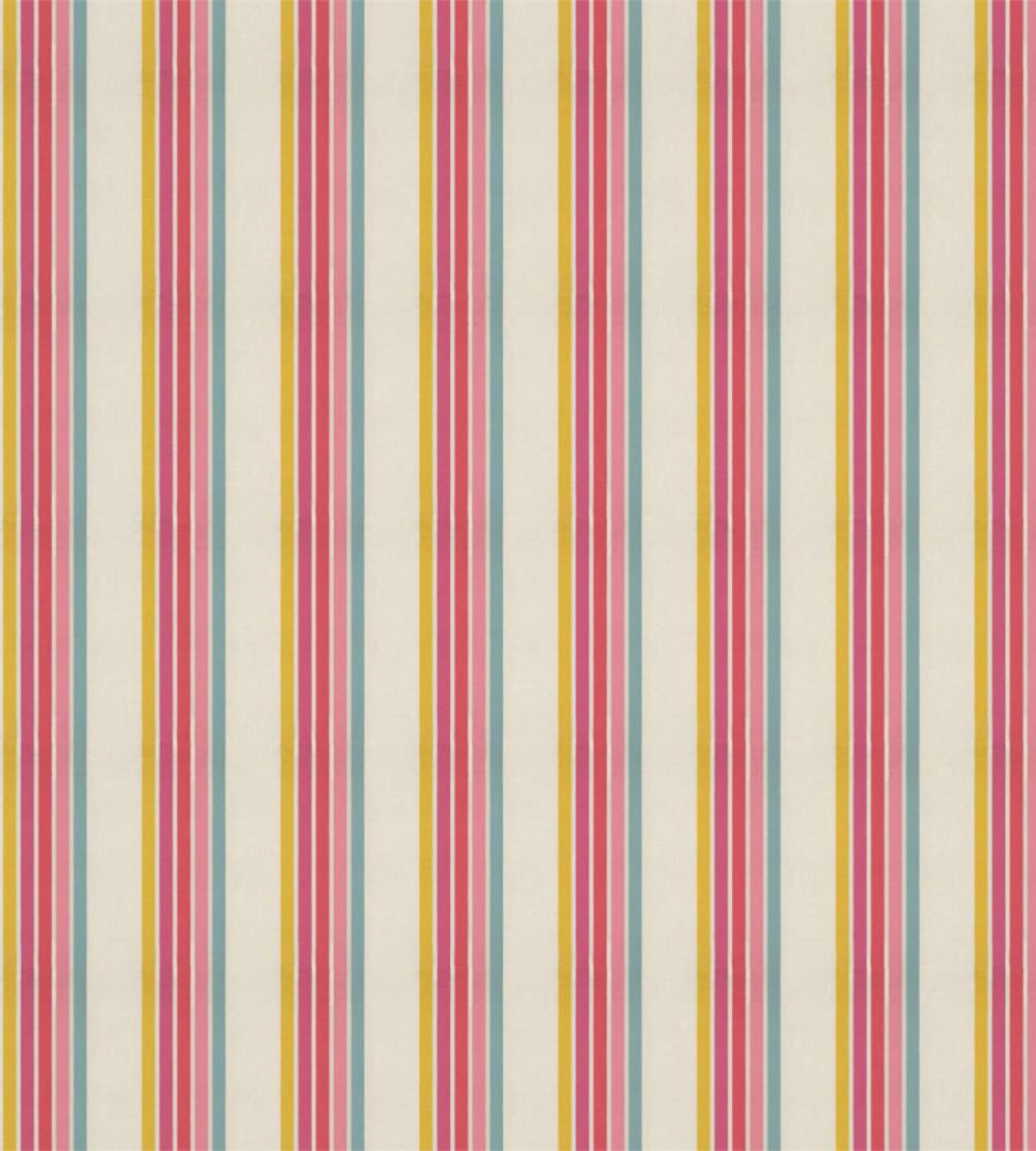Helter Skelter Stripe Fabric by Harlequin Cherry/Blossom/Pineapple/Sky