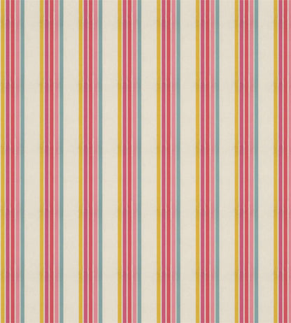 Helter Skelter Stripe Fabric by Harlequin Cherry/Blossom/Pineapple/Sky