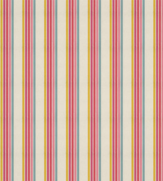 Helter Skelter Stripe Fabric by Harlequin Cherry/Blossom/Pineapple/Sky