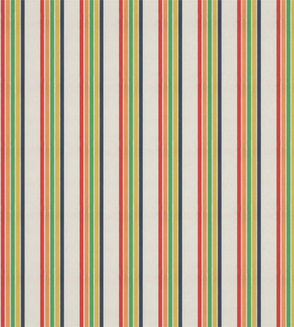 Helter Skelter Stripe Fabric by Harlequin Navy/Poppy/Apricot/Gekko