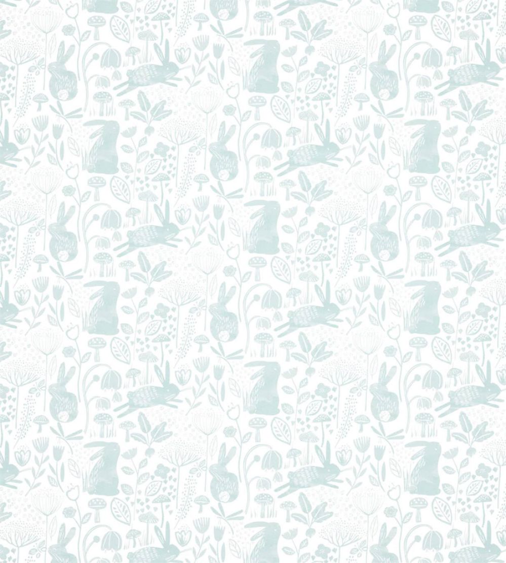 Into the Meadow Wallpaper by Harlequin Duck Egg