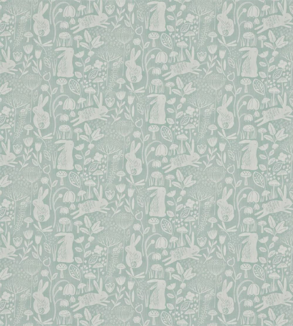 Into The Meadow Fabric by Harlequin Duck Egg