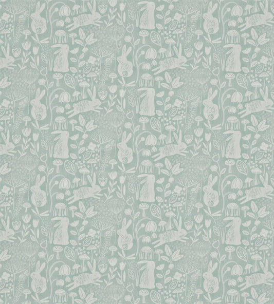 Into The Meadow Fabric by Harlequin Duck Egg