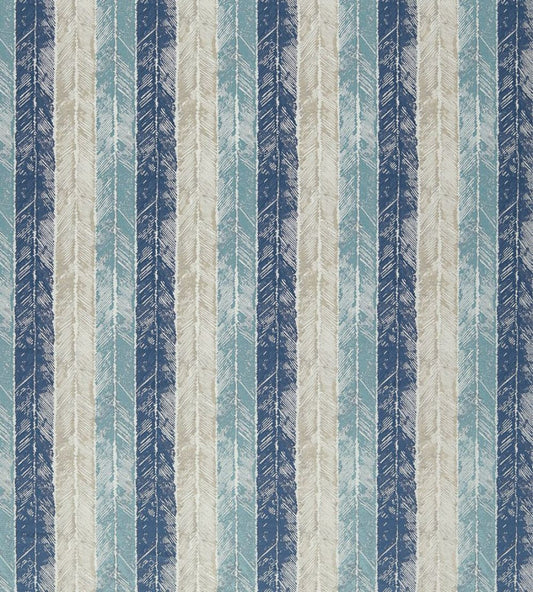 Walchia Fabric by Harlequin Indigo/Sky/Shell