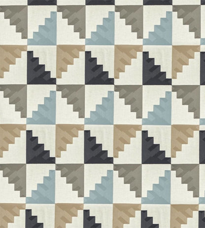 Mehari Fabric by Harlequin Sky/Maize/Charcoal