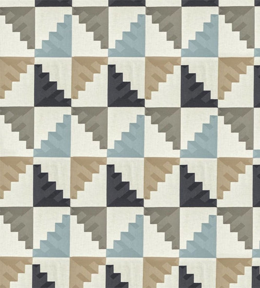 Mehari Fabric by Harlequin Sky/Maize/Charcoal