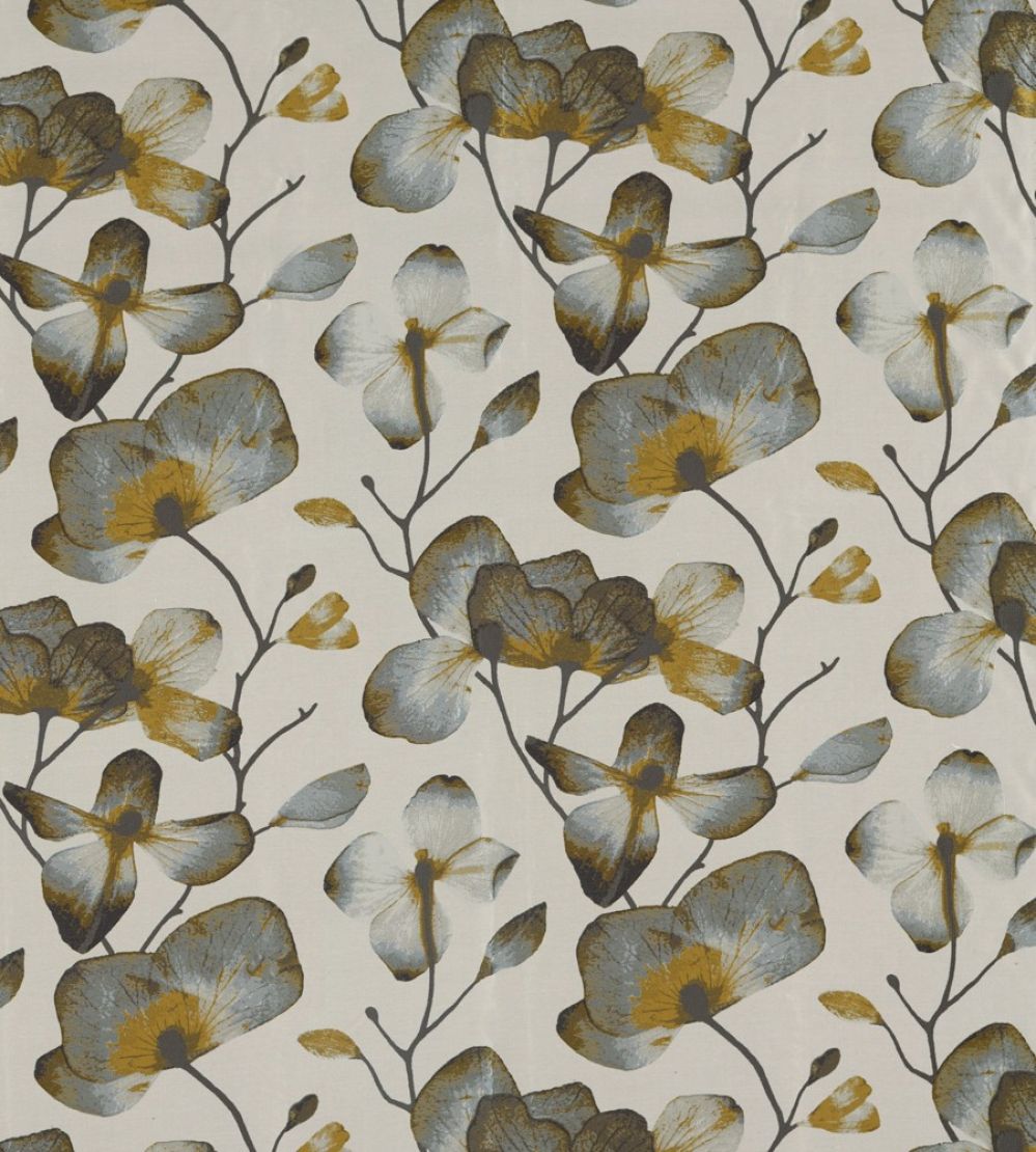 Kienze Fabric by Harlequin Ochre / Steel