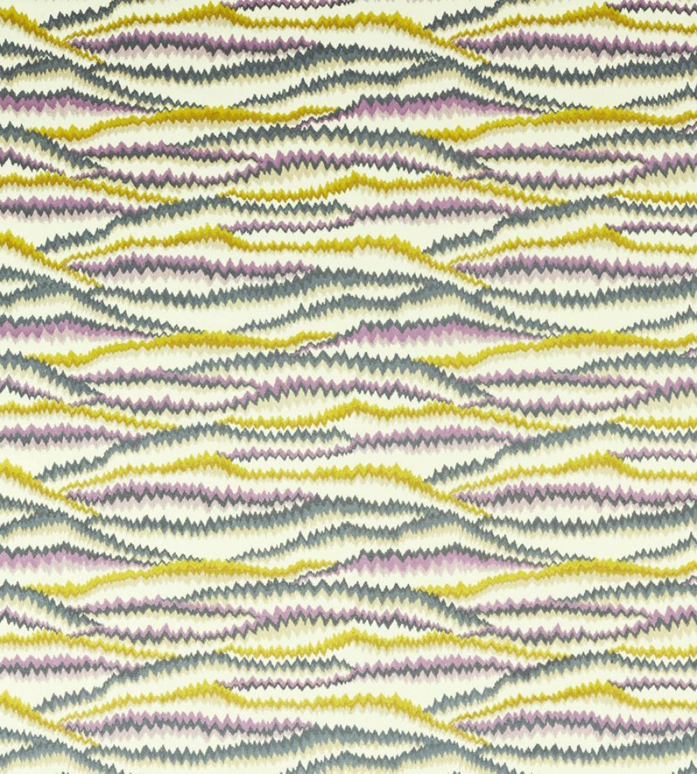 Tremolo Fabric by Harlequin Aubergeine/Chartreuse