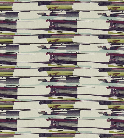 Zeal Fabric by Harlequin Old Navy, Aqua, Lime, Magenta