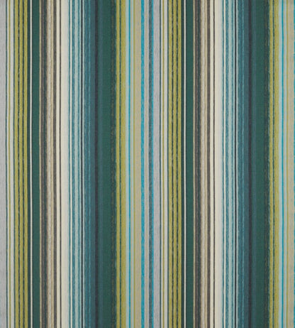 Spectro Stripe Fabric by Harlequin Emerals / Marine / Lichen