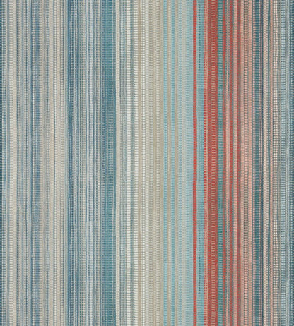 Spectro Stripe Wallpaper by Harlequin Teal / Sedonna / Rust