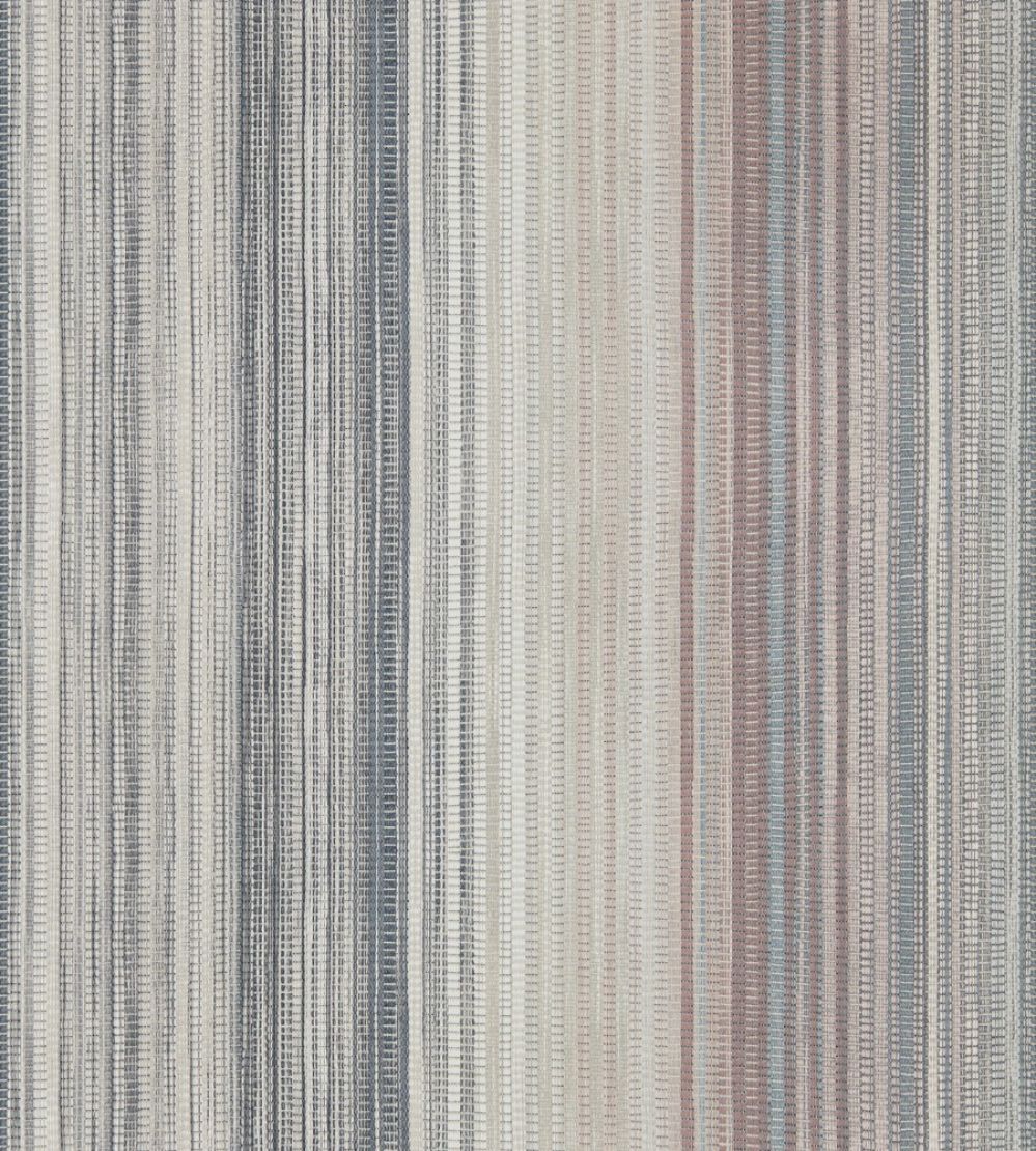 Spectro Stripe Wallpaper by Harlequin Steel / Blush