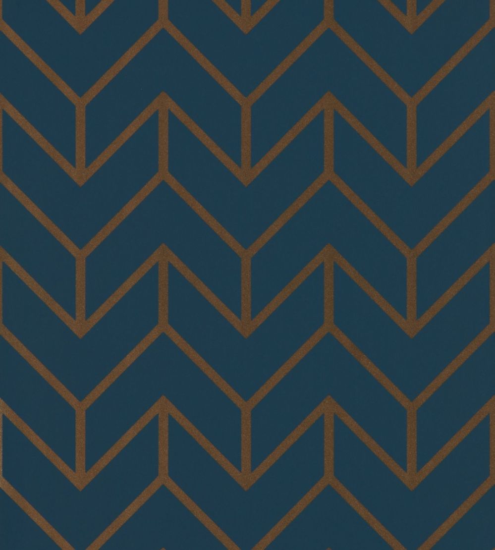 Tessellation Wallpaper by Harlequin Marine / Copper