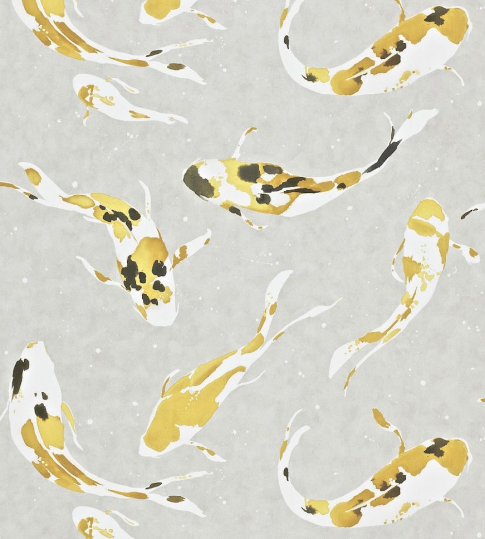 Koi Wallpaper by Harlequin Saffron