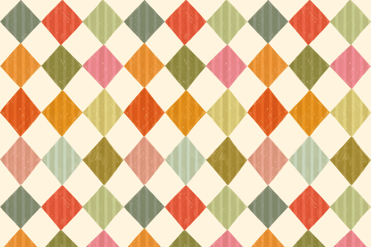 Harlequin Multi mural by Hovia