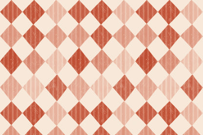 Harlequin Red mural by Hovia