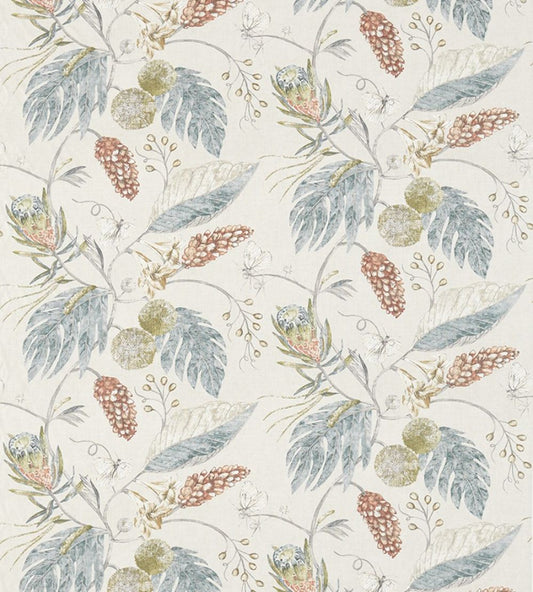 Amborella Fabric by Harlequin Olive/Seaglass