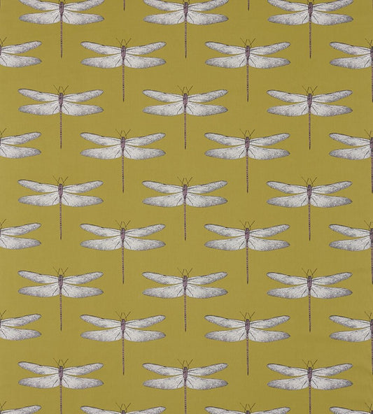 Demoiselle Fabric by Harlequin Chartreuse/Grape