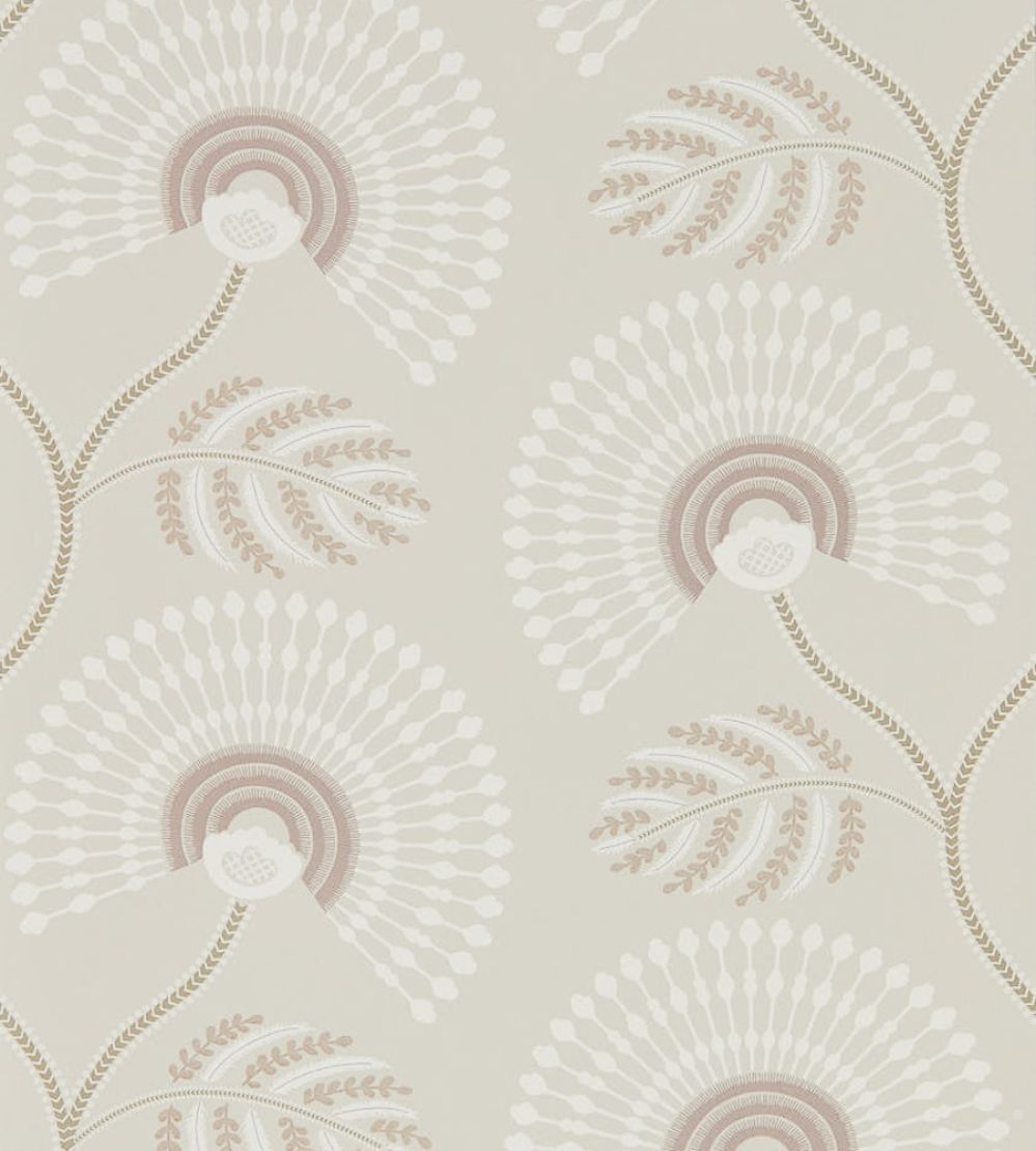 Louella Wallpaper by Harlequin Rose Quartz/Pearl