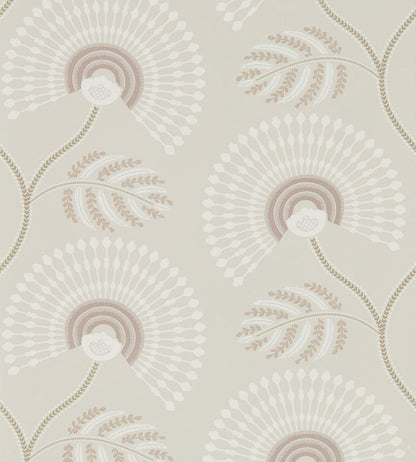 Louella Wallpaper by Harlequin Rose Quartz/Pearl