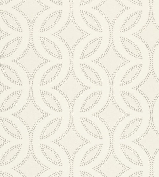 Caprice Wallpaper by Harlequin Chalk, Pearl, Silver
