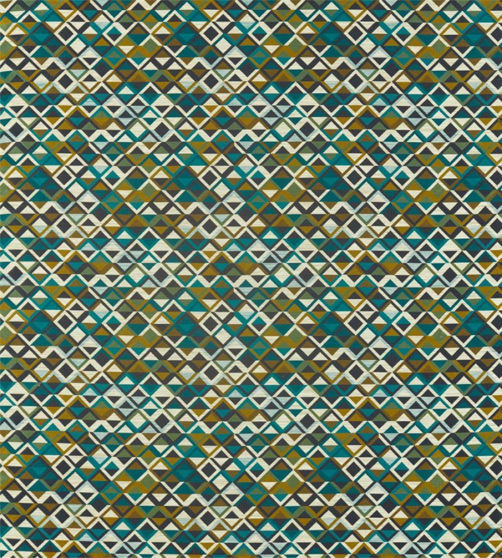 Boka Fabric by Harlequin Charcoal/Marine/Zest