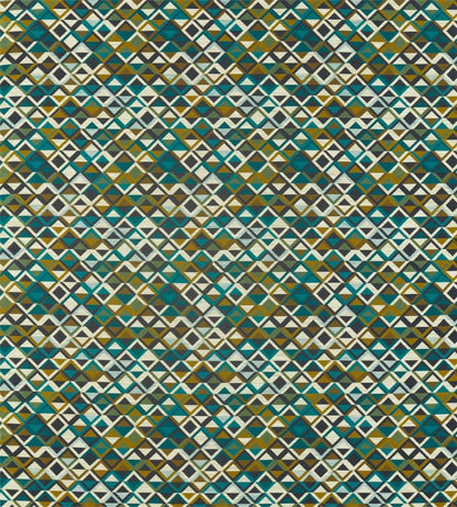 Boka Fabric by Harlequin Charcoal/Marine/Zest