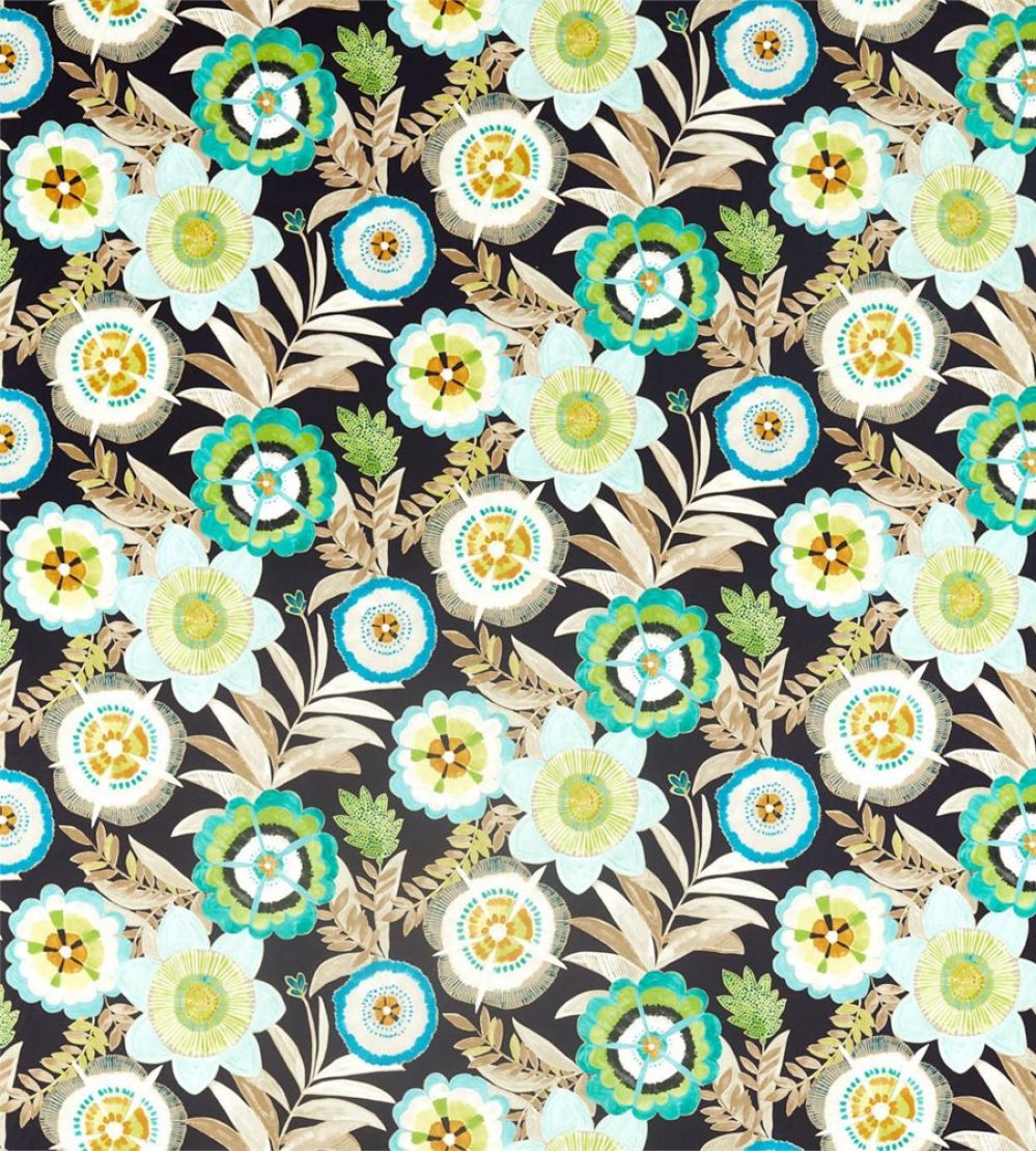 Komovi Fabric by Harlequin Saffron/Lagoon/Citrus