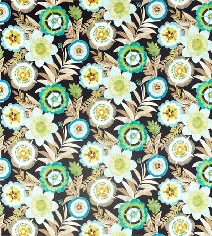 Komovi Fabric by Harlequin Saffron/Lagoon/Citrus