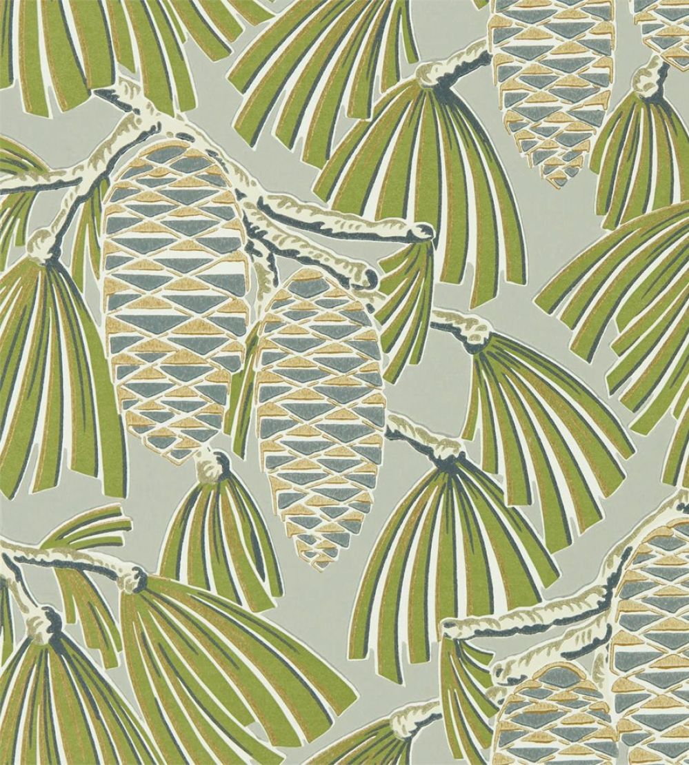 Foxley Wallpaper by Harlequin Fern Stone