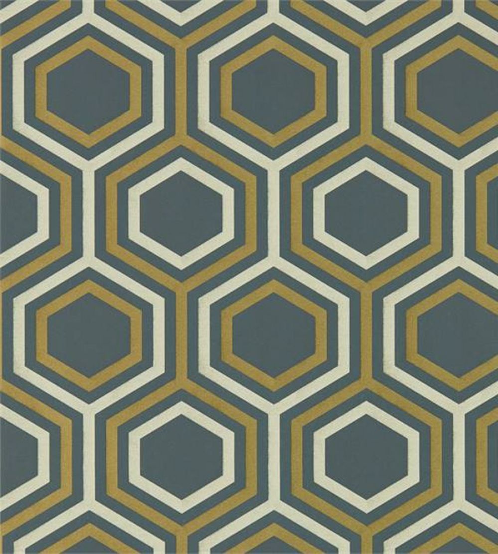 Selo Wallpaper by Harlequin Ebony/Gold