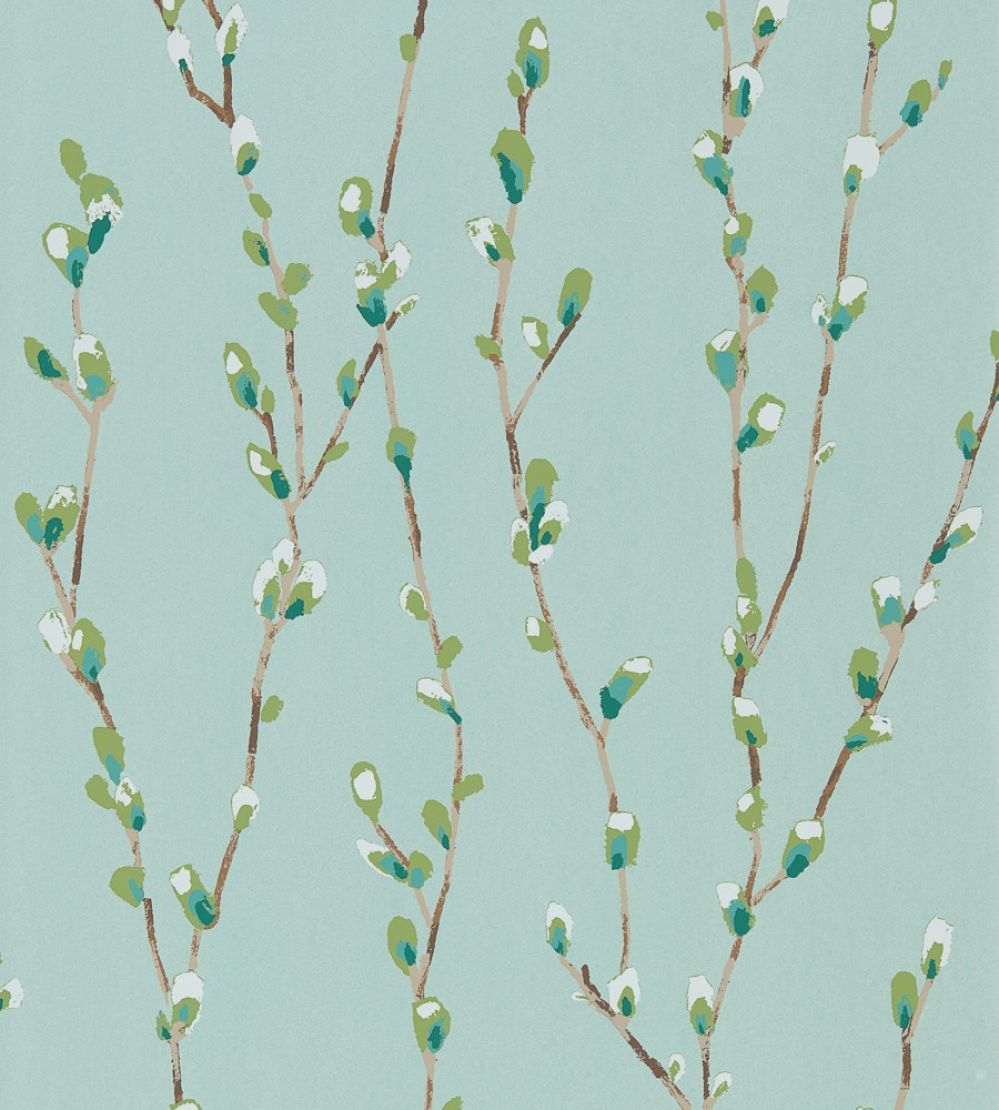 Salice Wallpaper by Harlequin Mint/Emerald