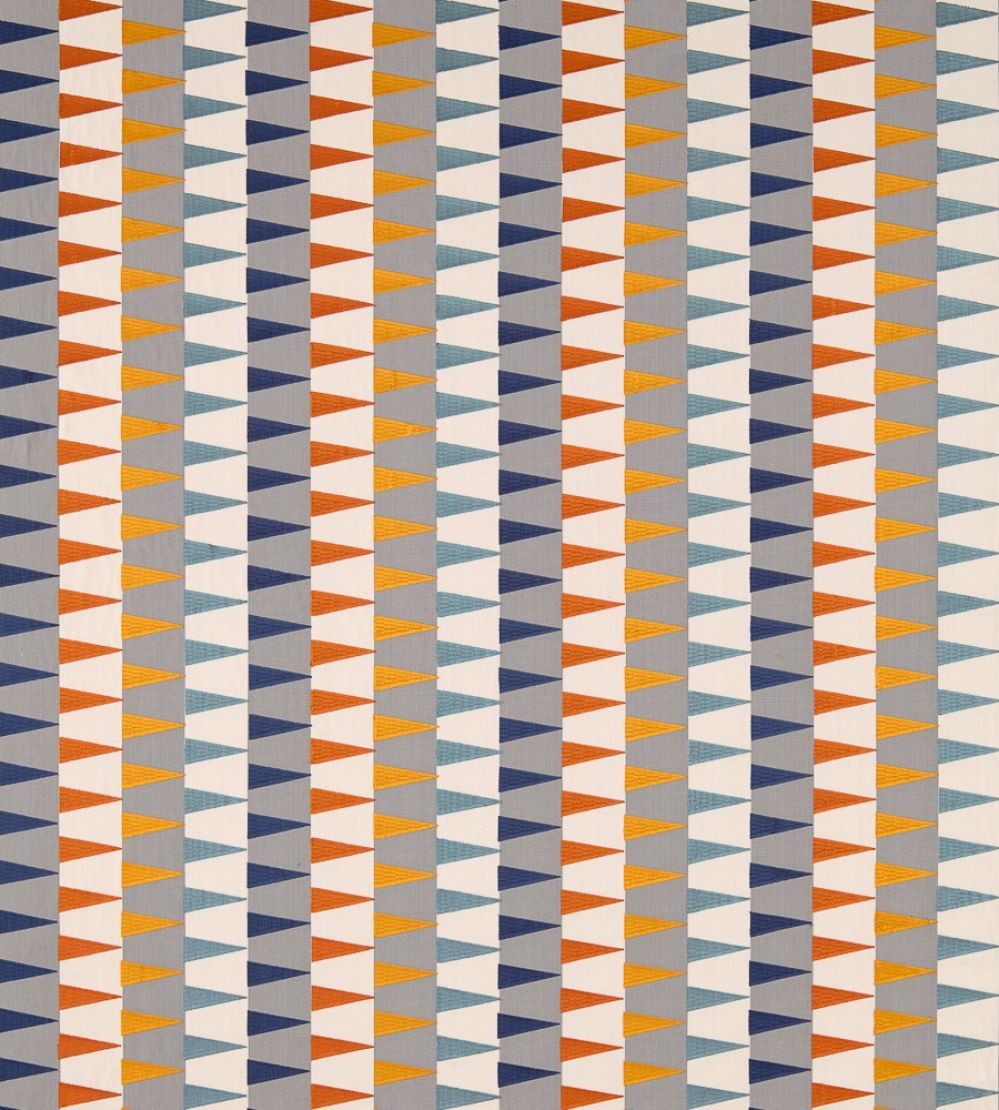 Azul Fabric by Harlequin Rust/Navy/Nordic