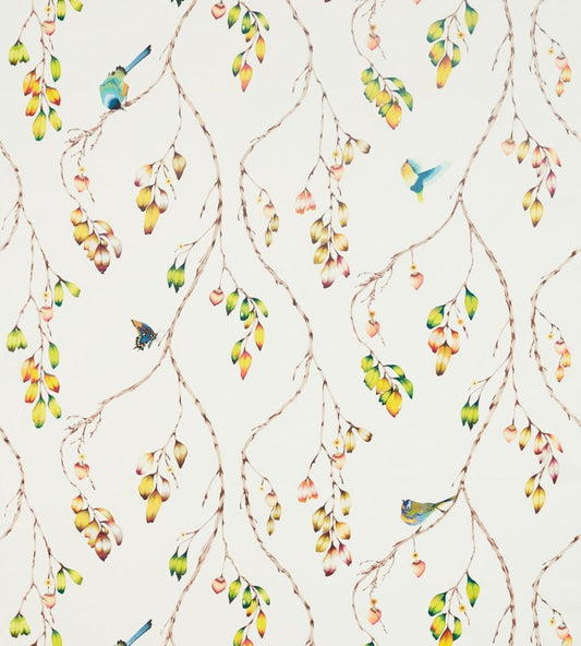 Iyanu Voile Fabric by Harlequin Paprika/Kiwi