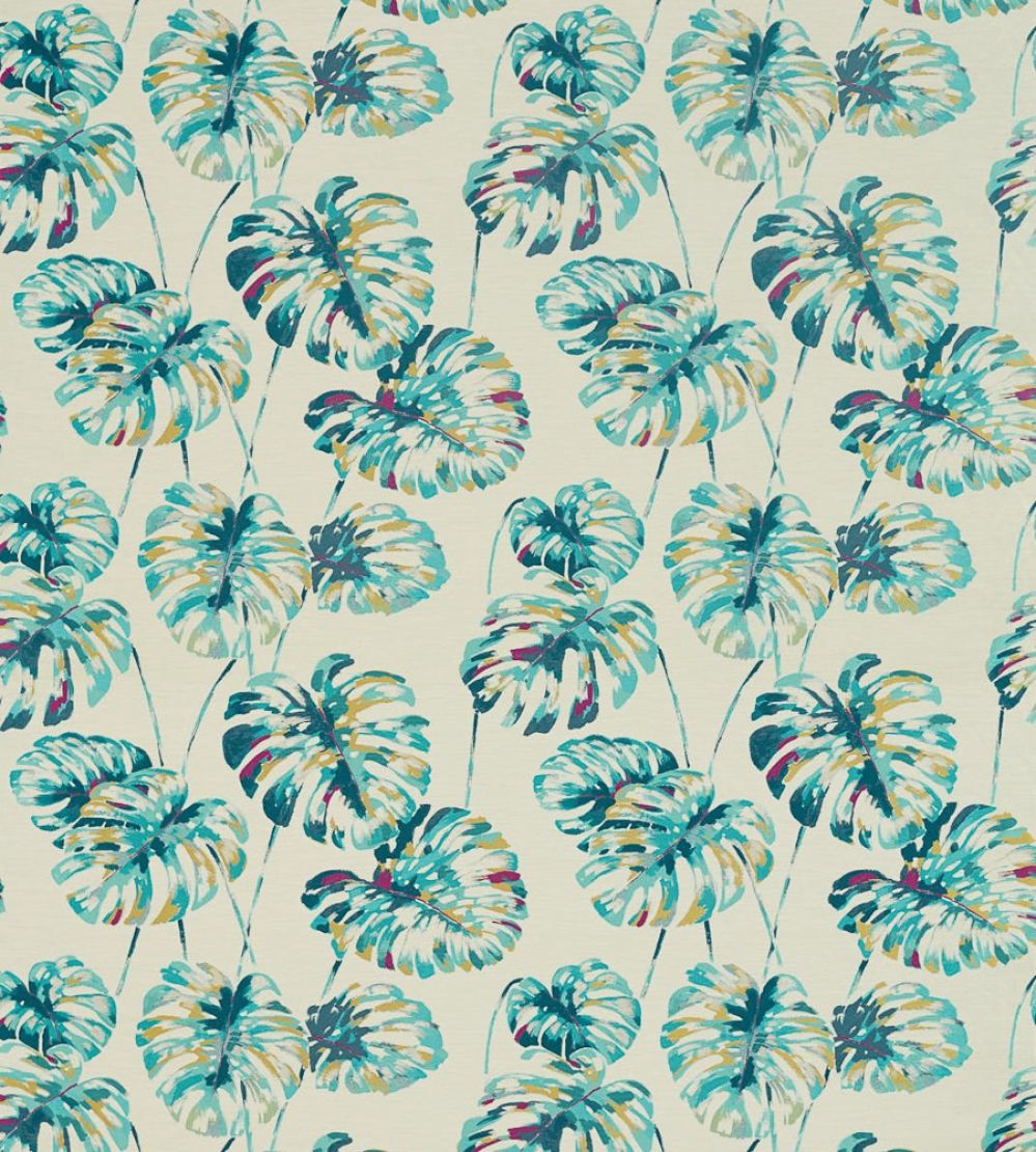 Kelapa Fabric by Harlequin Lagoon/Cerise