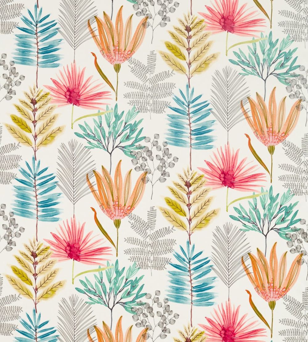 Yasuni Fabric by Harlequin Paprika/Kiwi