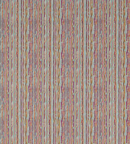 Nuru Fabric by Harlequin Contract Fuchsia/Teal/Mink